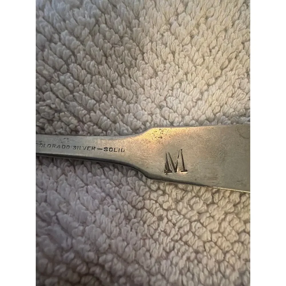 Vintage Colorado Silver Solid Souvenir Spoon 5.5